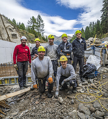 Unsere Hochbaupartie KW Bruggeralmbach